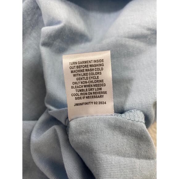 Ed Hardy Pierced Eagle Y2K Graphic Tee Tshirt Men L Blue Tattoo Goth Skater NWT - Picture 7 of 7